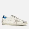 Golden Goose Women's Superstar Leather Trainers - White/Silver/Multi Leopard - Image 1