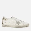 Golden Goose Women's Superstar Leather Trainers - White/Silver/Rock Snake - Image 1