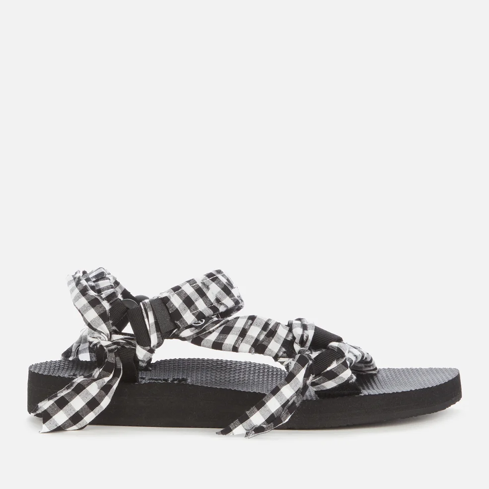 Arizona Love Women's Trekky Fabric Sandals - Vichy Black/White Image 1