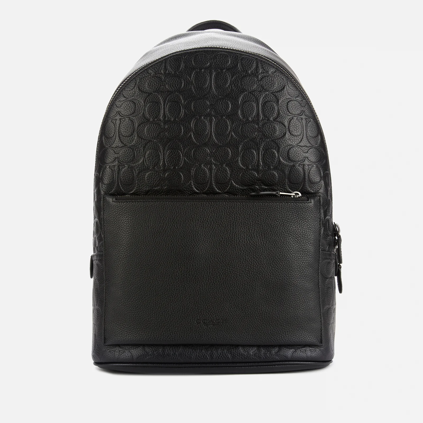 Coach Men's Metropolitan Soft Backpack in Signature Pebble Leather - Black Image 1
