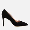 Stuart Weitzman Women's Anny Suede Court Shoes - Black - Image 1