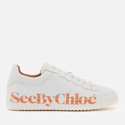 See By Chloé Women's Essie Leather Trainers - White