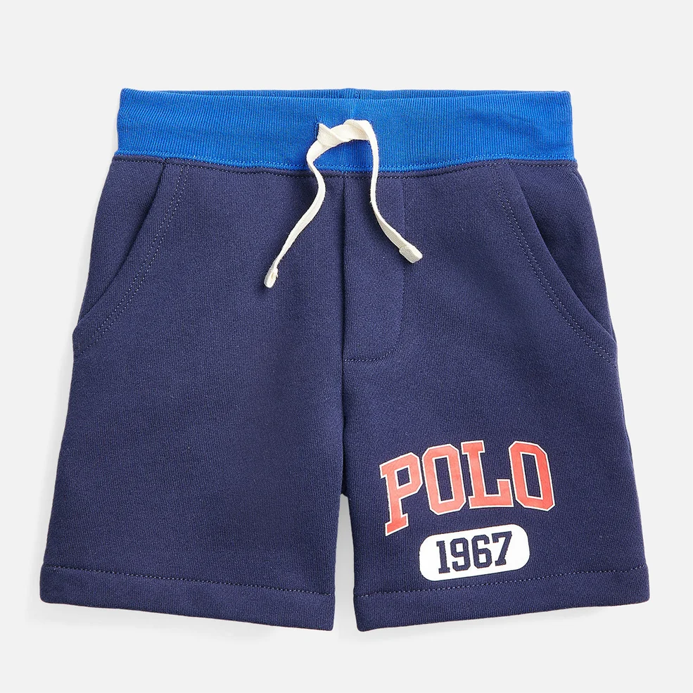Polo Ralph Lauren Boys' Fleece Shorts - Newport Navy Image 1