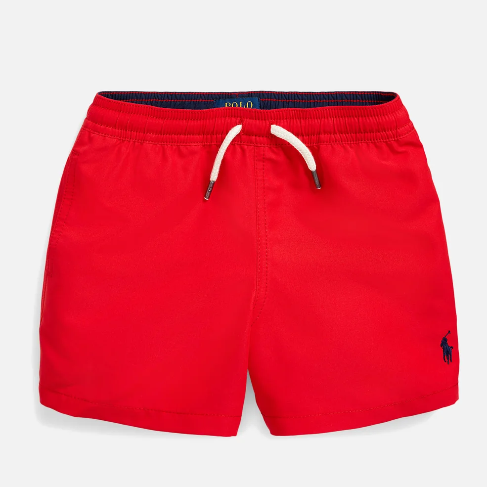 Polo Ralph Lauren Boys' Swim Shorts - Red Image 1