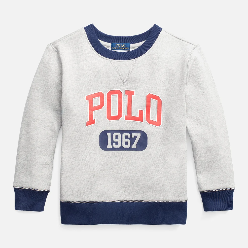 Polo Ralph Lauren Boys' Logo Sweatshirt - Andover Heather Image 1