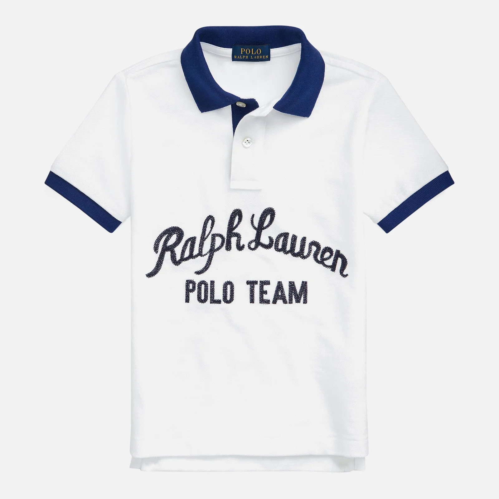 Polo Ralph Lauren Boys' Logo Polo Top - White Multi Image 1