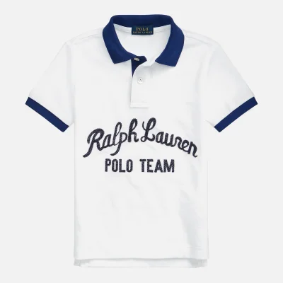 Polo Ralph Lauren Boys' Logo Polo Top - White Multi