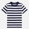 Polo Ralph Lauren Boys' Short Sleeved T-Shirt - White/French Navy - Image 1