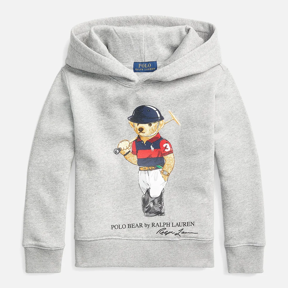 Polo Ralph Lauren Boys' Long Sleeved Hooded Top - Andover Heather Image 1