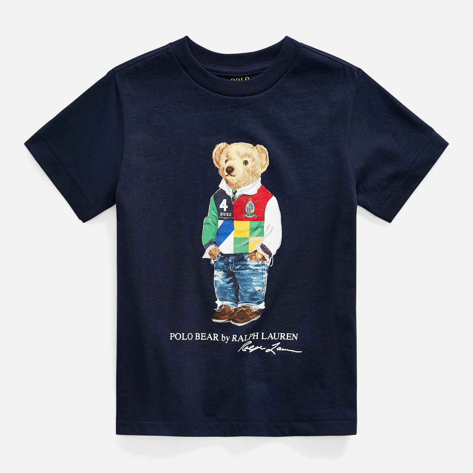 Polo Ralph Lauren Boys' Bear T-Shirt - Cruise Navy Image 1