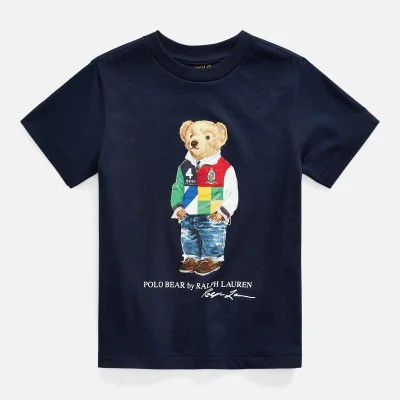 Polo Ralph Lauren Boys' Bear T-Shirt - Cruise Navy