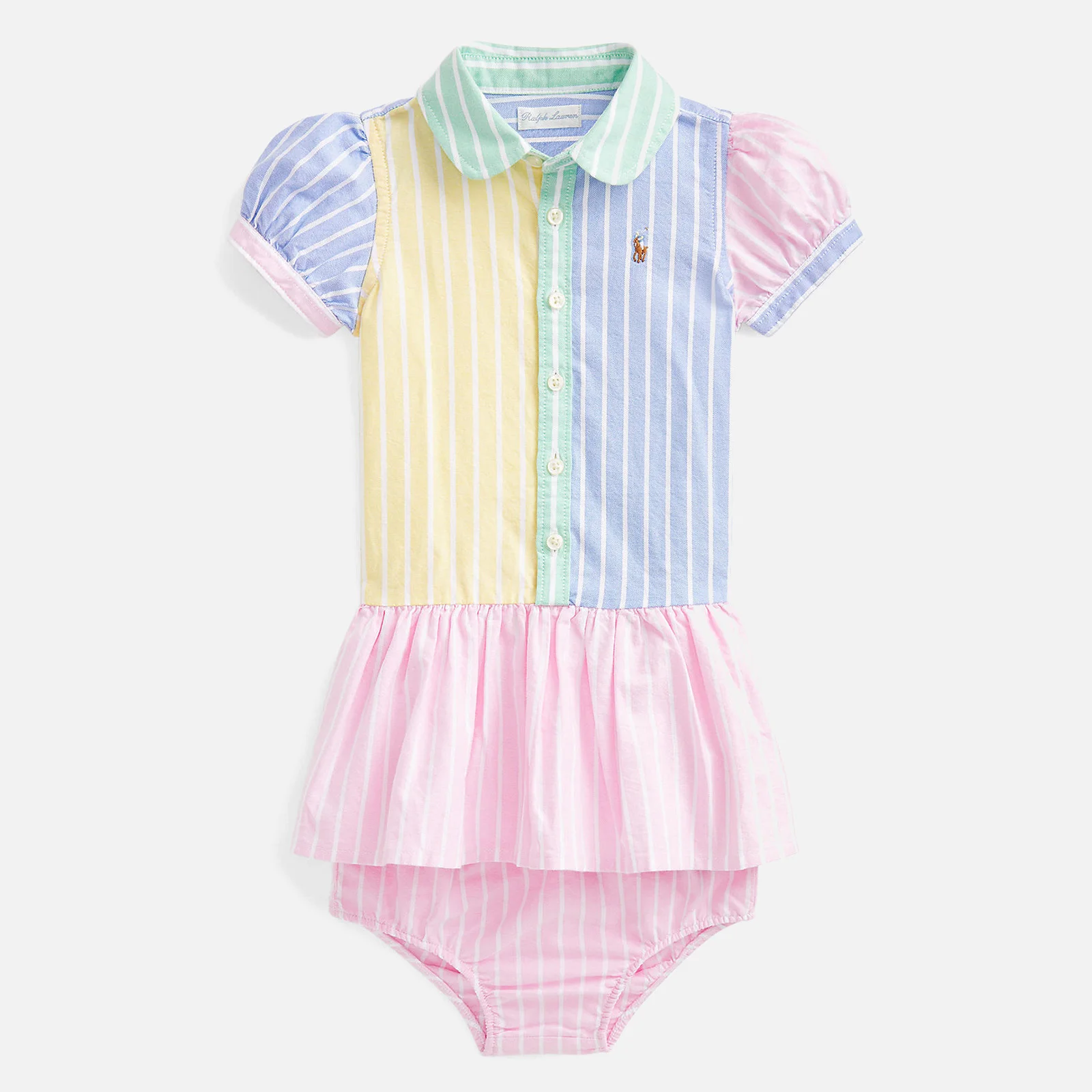 Polo Ralph Lauren Baby Oxford Shirt-Dress - Multi Image 1