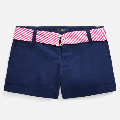 Polo Ralph Lauren Girls' Belted Shorts - Navy