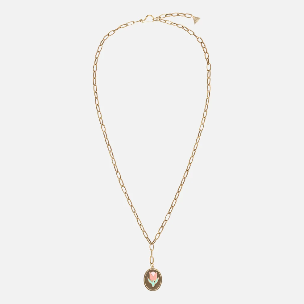 Wilhelmina Garcia Women's Tulip Necklace - Gold Image 1