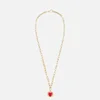 Wilhelmina Garcia Women's Heart Necklace - Gold - Image 1
