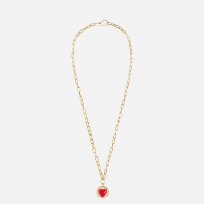 Wilhelmina Garcia Women's Heart Necklace - Gold
