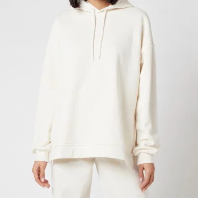 Ganni Women's Software Isoli Hooded Sweatshirt - Egret