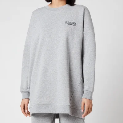 Ganni Women's Software Isoli Oversized Sweatshirt - Paloma Melange