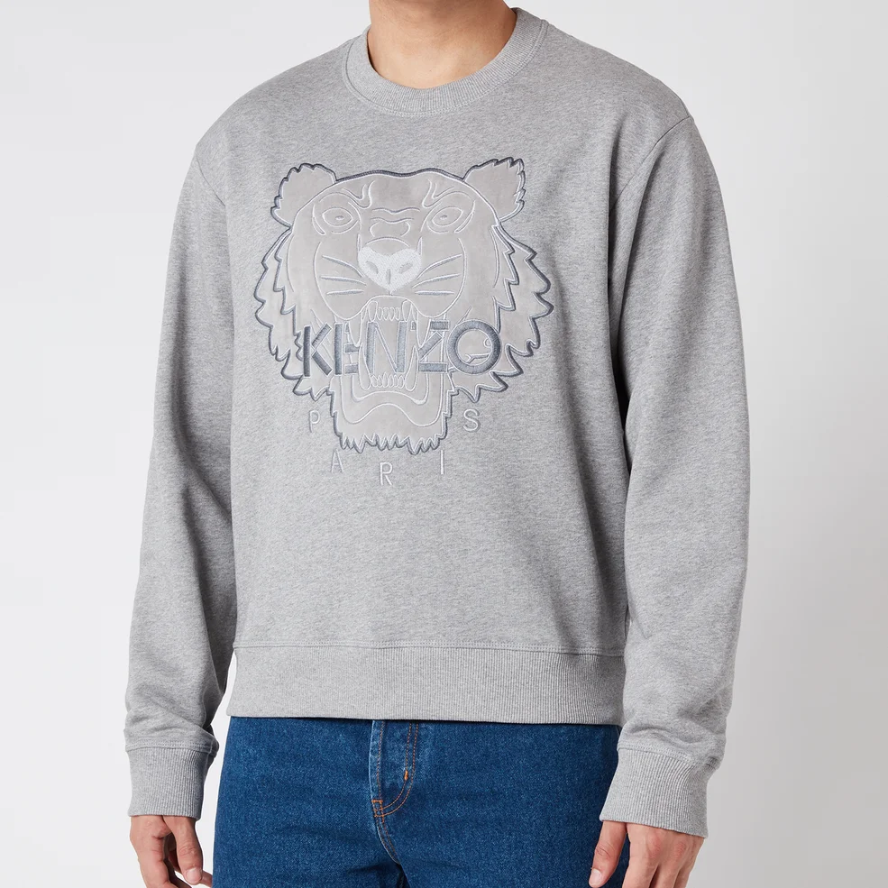 KENZO Men's Icon Sweatshirt - Pearl Grey - XXL Image 1