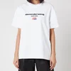 Alexander Wang Women's Short Sleeve Logo Graphic T-Shirt - White - Image 1