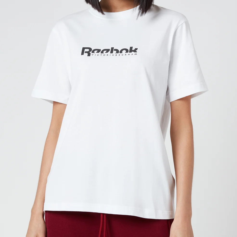 Reebok X Victoria Beckham Women's RBK VB T-Shirt - White Image 1