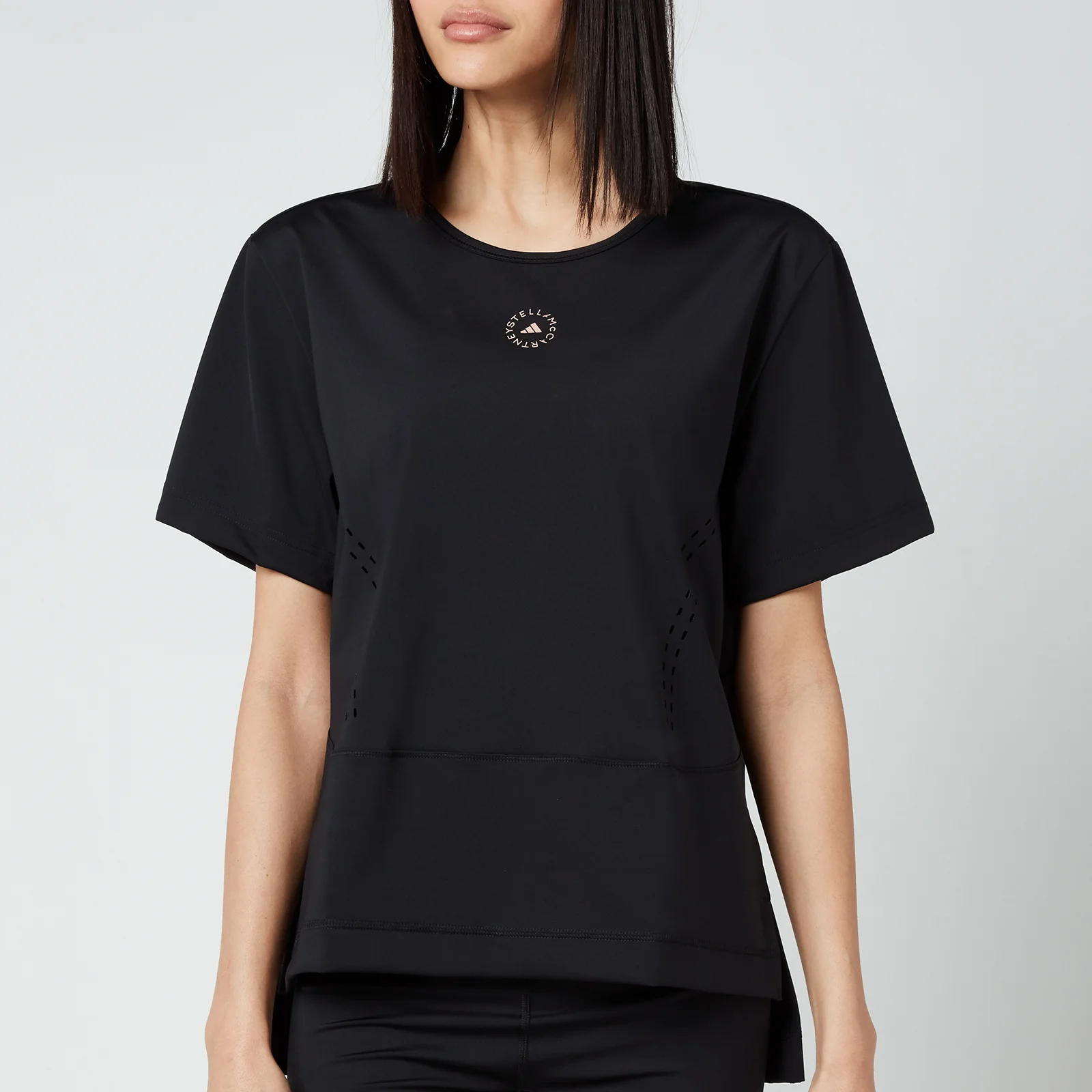 adidas by Stella McCartney Women's Truestrength Loose T-Shirt - Black Image 1