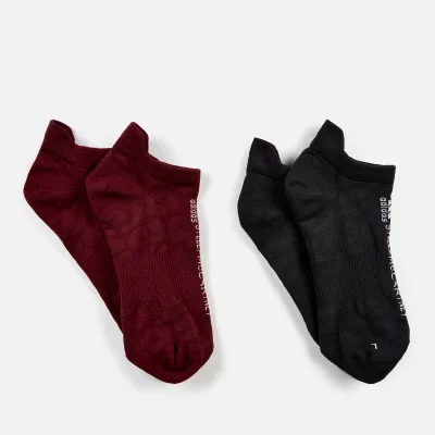 adidas by Stella McCartney Women's Asmc Hidden Socks - Black/White/Maroon