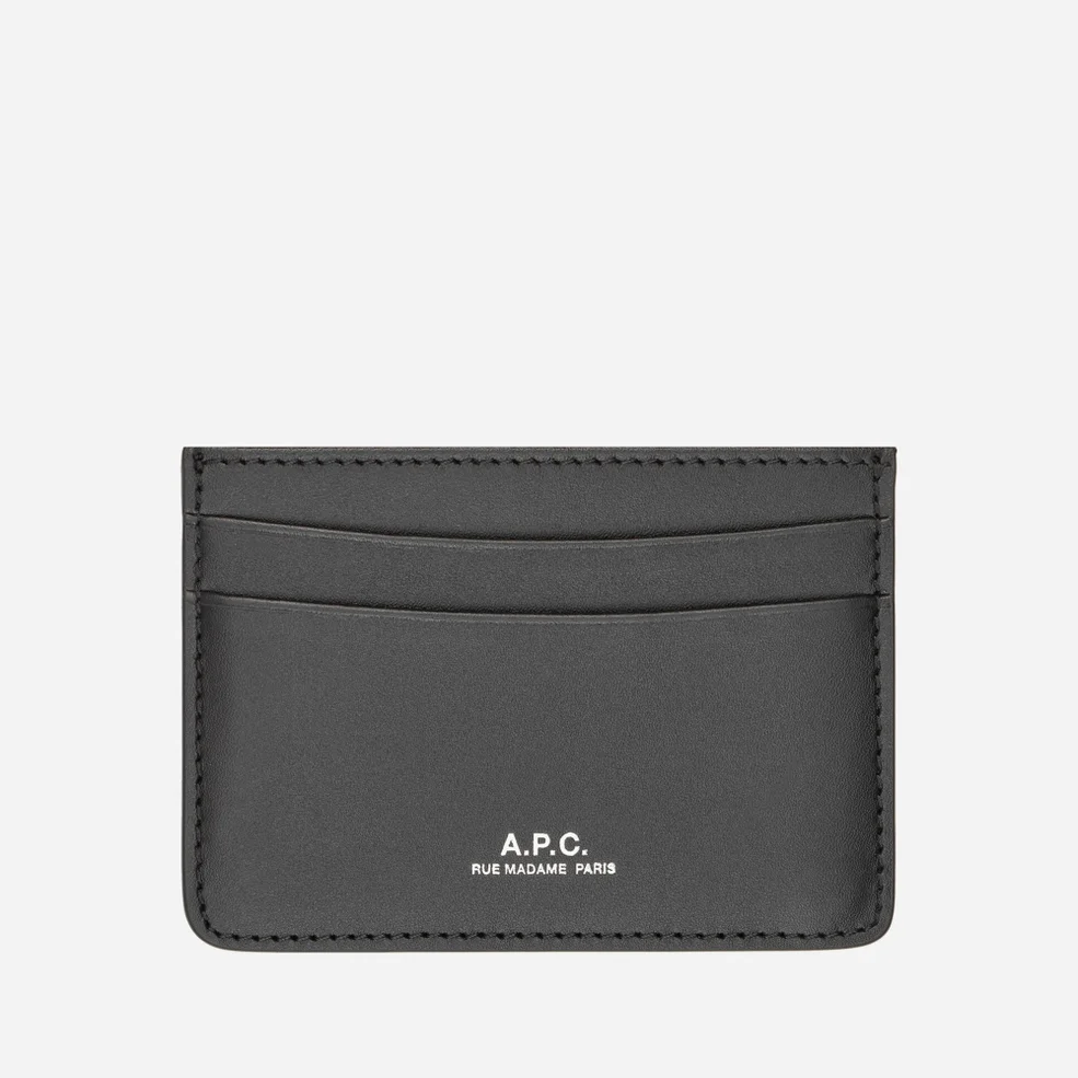 A.P.C. Men's Andre Cardholder - Black Image 1