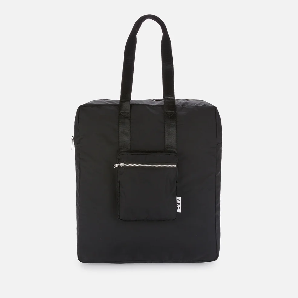 A.P.C. Men's Ultralight Shopping Bag - Black Image 1