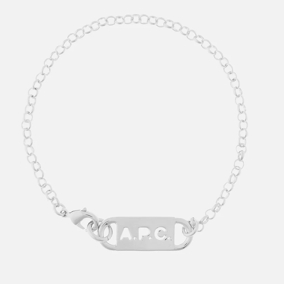 A.P.C. Men's Hugo Bracelet - Silvertone Image 1
