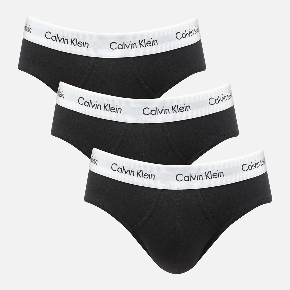 Calvin Klein Men's 3-Pack Briefs - Black Image 1