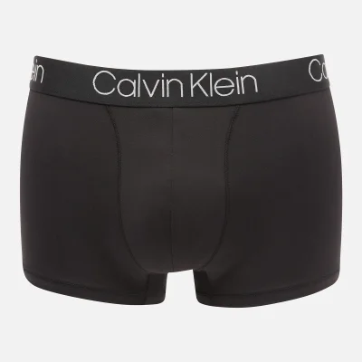 Calvin Klein Men's Luxe Cotton Trunk Boxer Shorts - Black