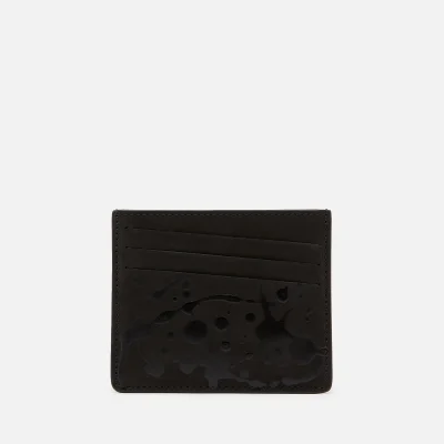Maison Margiela Men's Leather Card Holder - Black/Paint