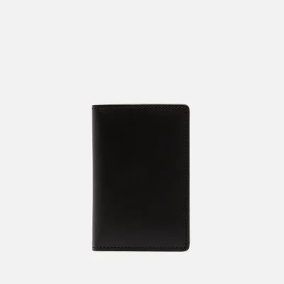 Maison Margiela Men's Leather Long Card Holder - Black