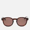 Gucci Men's Acetate Frame Sunglasses - Shiny Dark Havana - Image 1