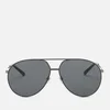 Gucci Men's Metal Frame Sunglasses - Shiny Black - Image 1