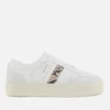 Axel Arigato Women's Detailed Leather Platform Trainers - White/Snake - Image 1