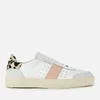 Axel Arigato Women's Dunk V2 Leather Trainers - White/Leopard/Pink - Image 1