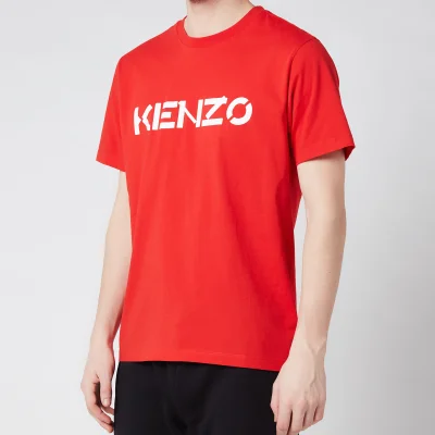 KENZO Men's Logo Classic T-Shirt - Medium Red