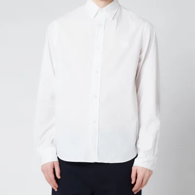 KENZO Men's Tiger Crest Poplin Shirt - White