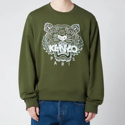 KENZO Men's Tiger Classic Sweatshirt - Dark Khaki