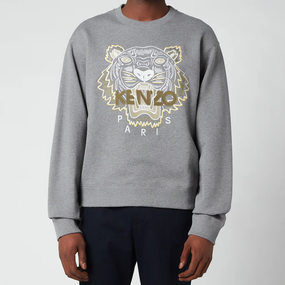 KENZO Men's Tiger Classic Sweatshirt - Dove Grey Image 1