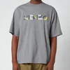 KENZO Men's Multicolour Logo T-Shirt - Dove Grey - Image 1