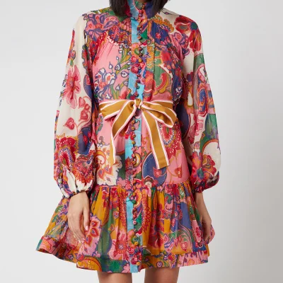 Zimmermann Women's The Lovestruck Mini Dress - Mixed Paisely Floral