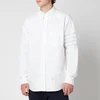 Thom Browne Men's Seamed Four-Bar Sleeve Straight Fit Button Down Shirt - White - Image 1