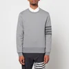 Thom Browne Men's Tonal 4-Bar Loopback Sweatshirt - Medium Grey - 2/M - Image 1