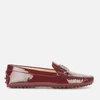 Tod's Women's Gommino Patent Leather Driving Shoes - Burgundy - Image 1