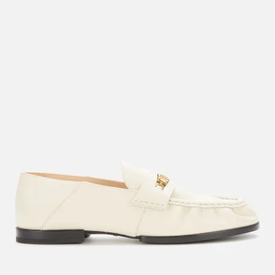 Tod's Women's Gomma Des Leather Loafers - White