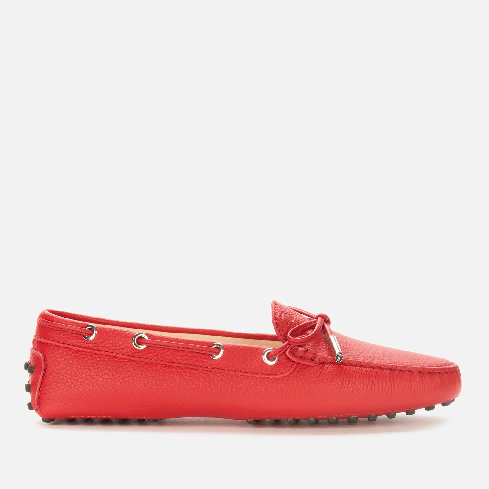 Tod's Women's Heaven Suede Driving Shoes - Red Image 1
