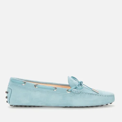 Tod's Women's Heaven Suede Driving Shoes - Blue